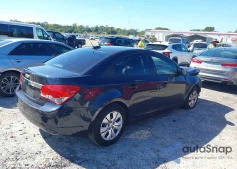 2015 Chevrolet Cruze Ls Auto из США, поврежденный, VIN 1G1PA5SH8F7142505